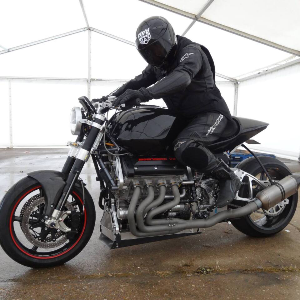 Eisenberg S Berserk 500 Horsepower Lightweight V8 Motorcycle