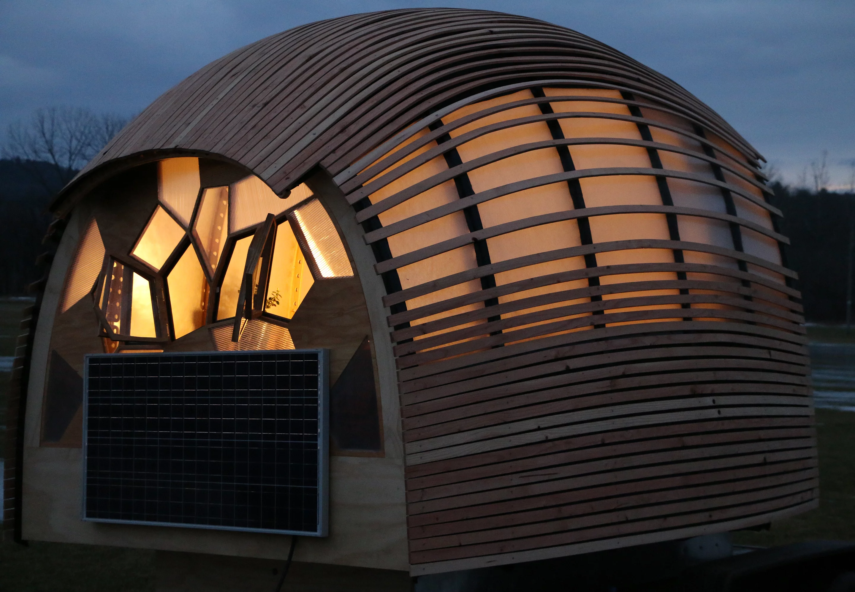 A computer-based software digital design tool was used to create a model, and then a CNC machine fabricated many of the parts