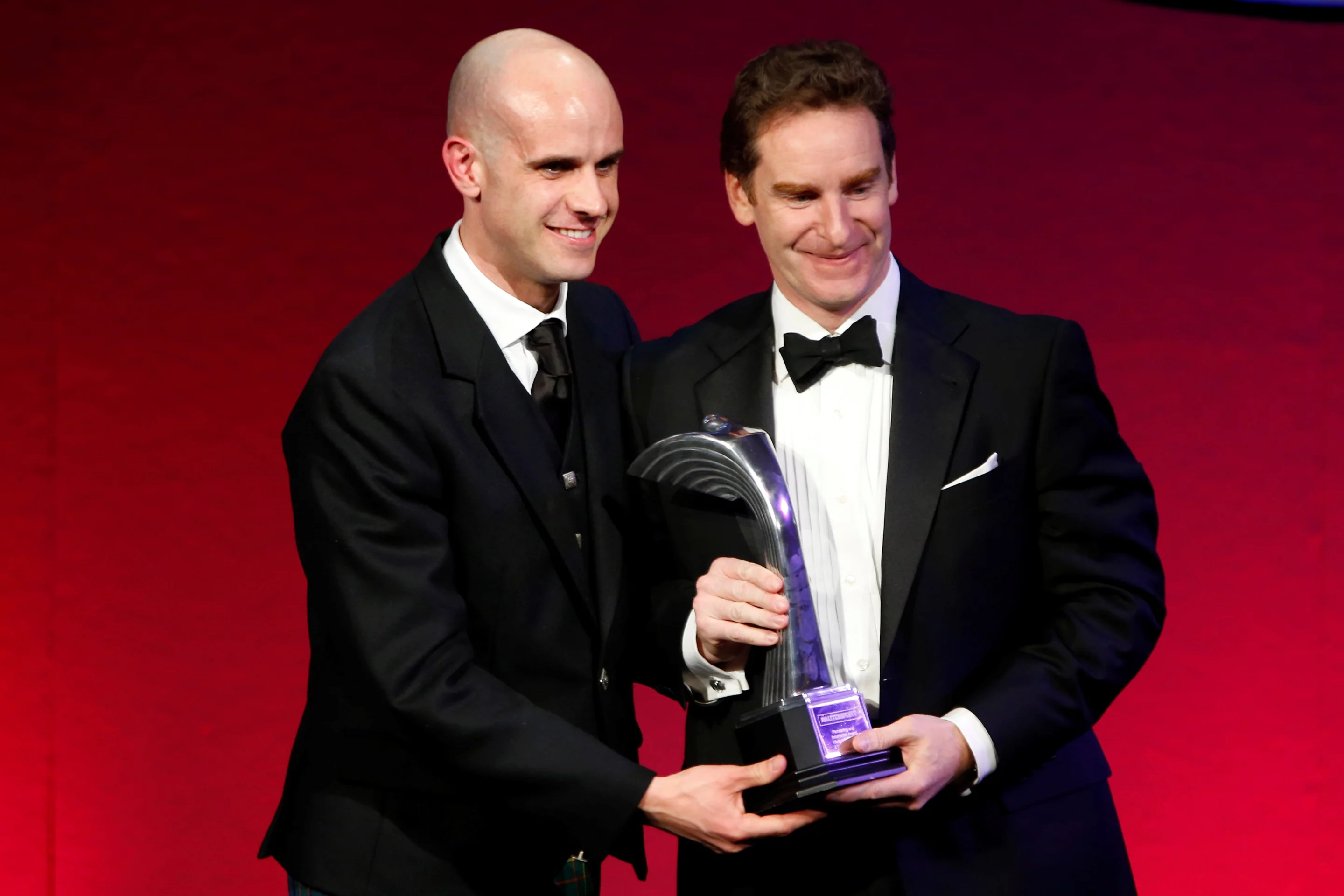 Ben receives one of many awards for his innovative concept