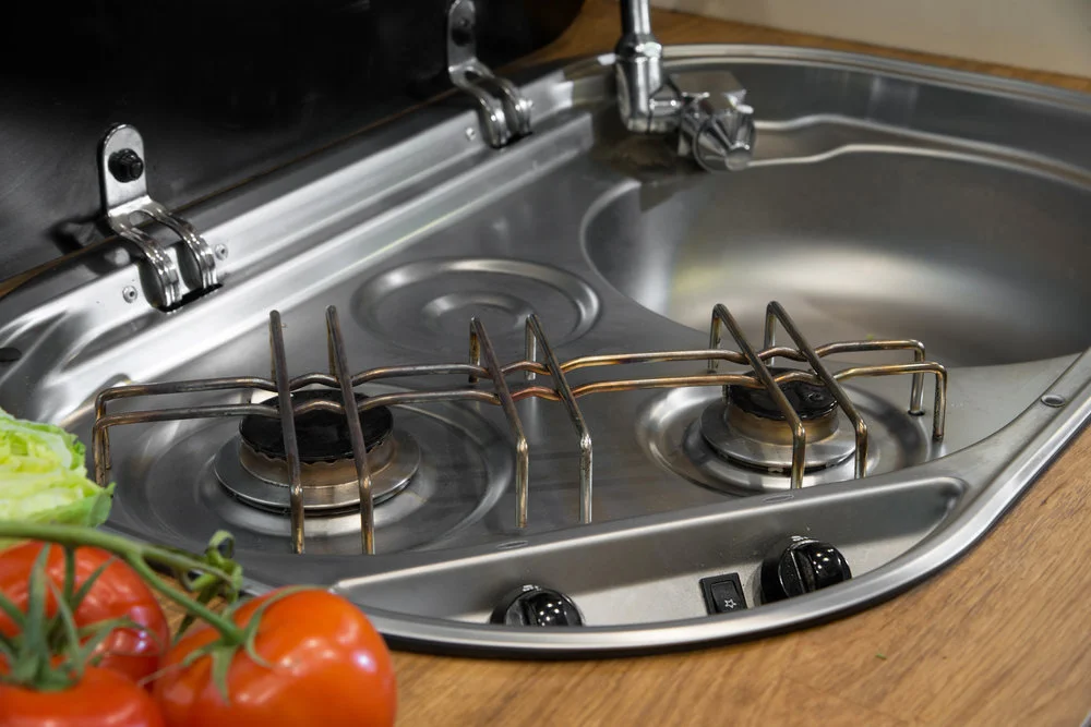 Dometic dual-burner/sink combo