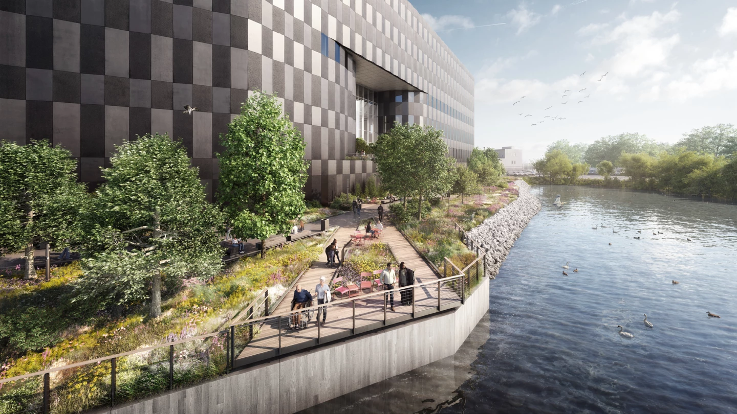 Wildflower Studios will be located in Queens, New York City, and will feature a publicly accessible esplanade