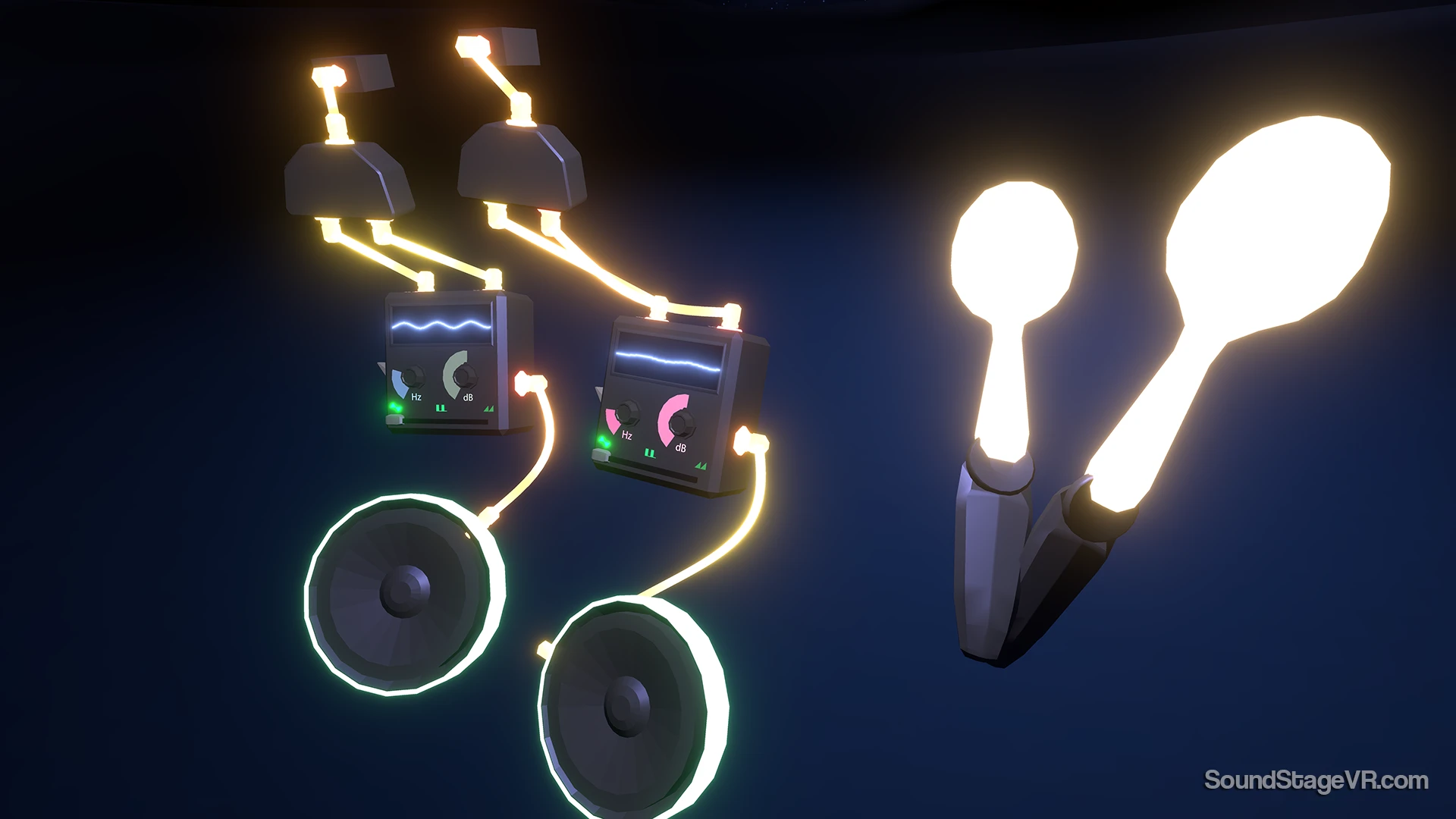 Electro-maracas and theremins are among the program's quirky instruments