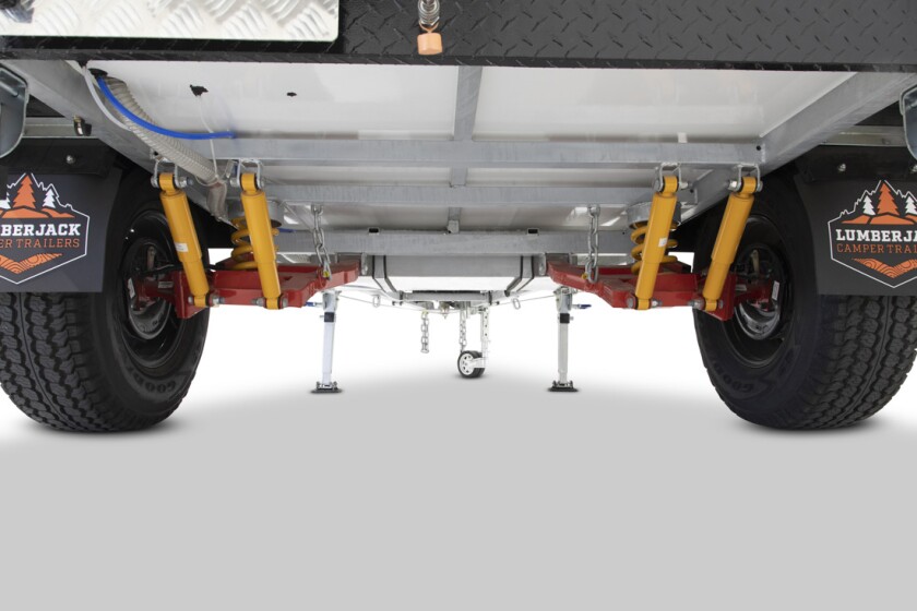 The Sheoak has a hot dipped galvanized chassis and independent suspension