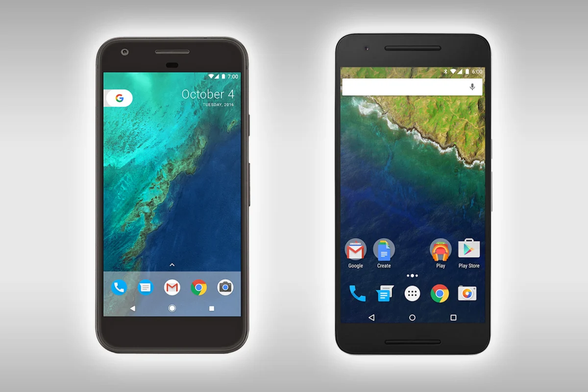 Comparing the new Google-made Pixel XL with its closest relative, the Nexus 6P