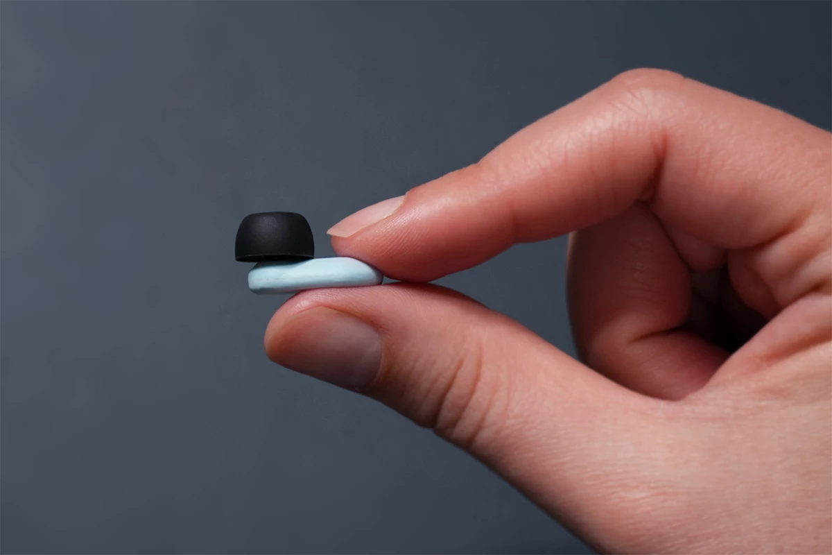 At just 3 mm thick, the SomniBuds are designed to fit snugly inside your ear canal so you can comfortably sleep on your side