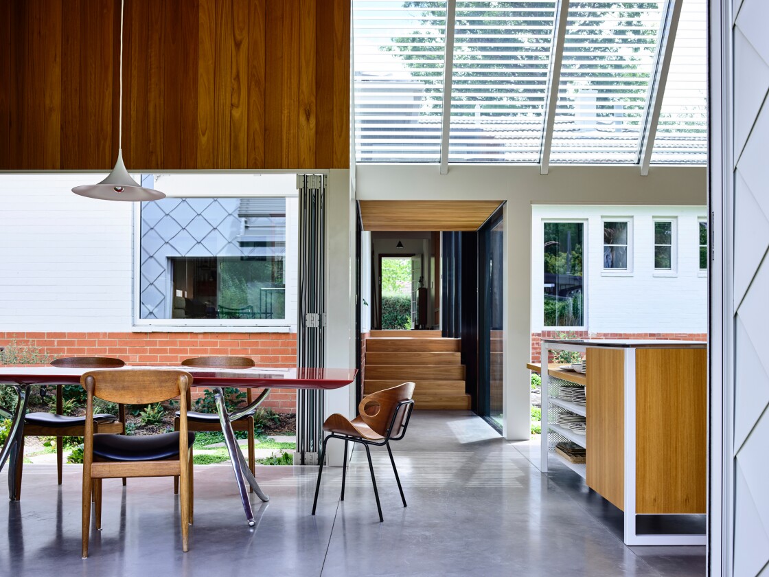 Empire Canberra's kitchen opens up to the outside