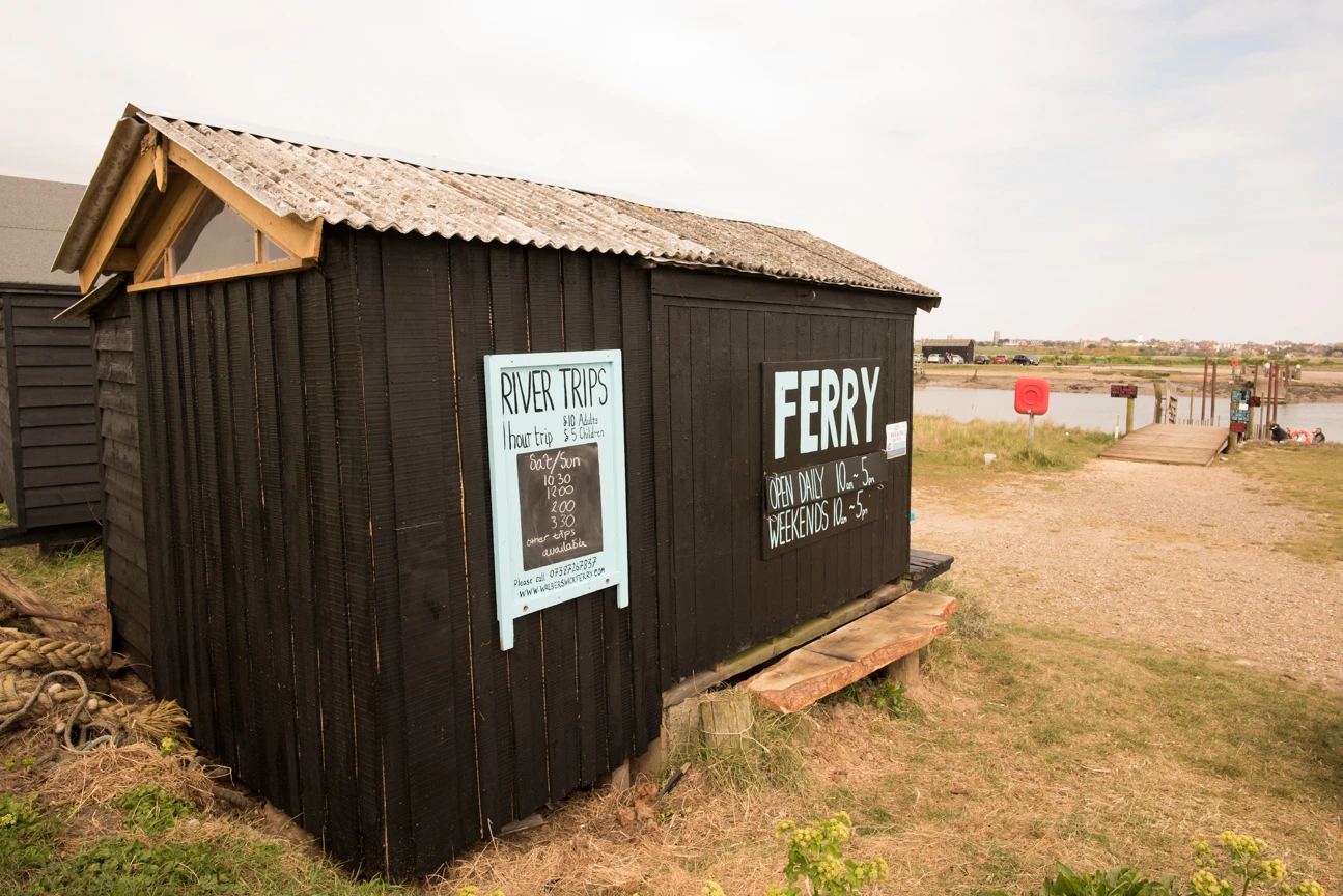 The Walberswick Ferry Hut is owned by Dani Church