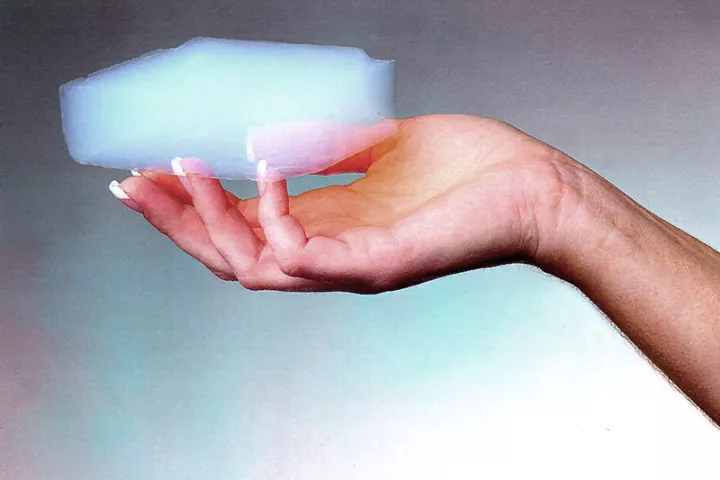 Frozen smoke is the world's lightest solid material