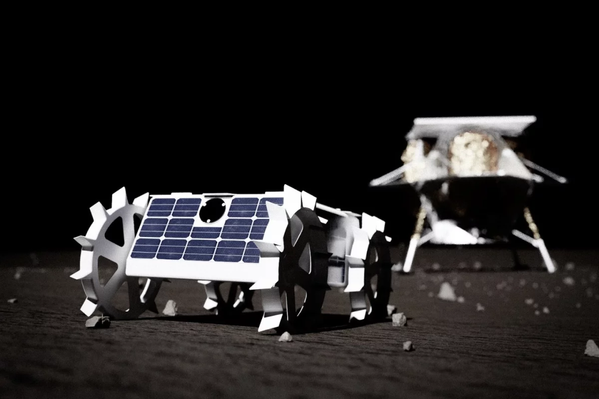 A model of the CMU lunar rover