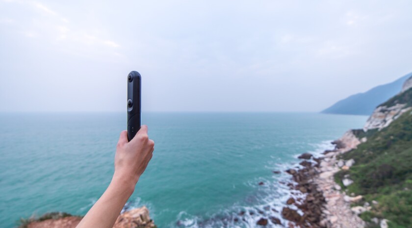 One charge of the QooCam's 2,600-mAh battery should be good for up to three hours of continuous shooting