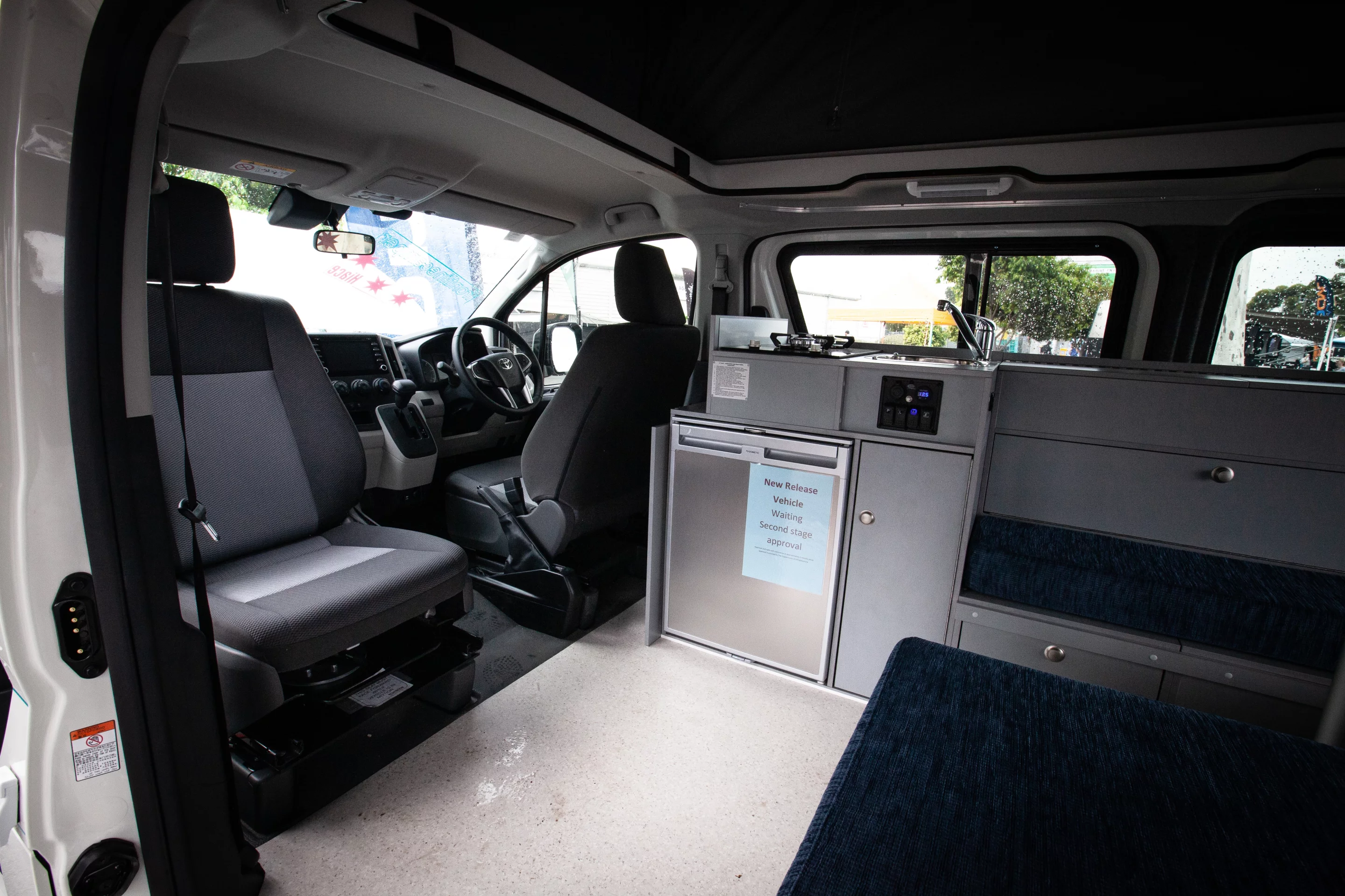 The Avalon floor plan includes a U-shaped rear lounge/bed and a front kitchen