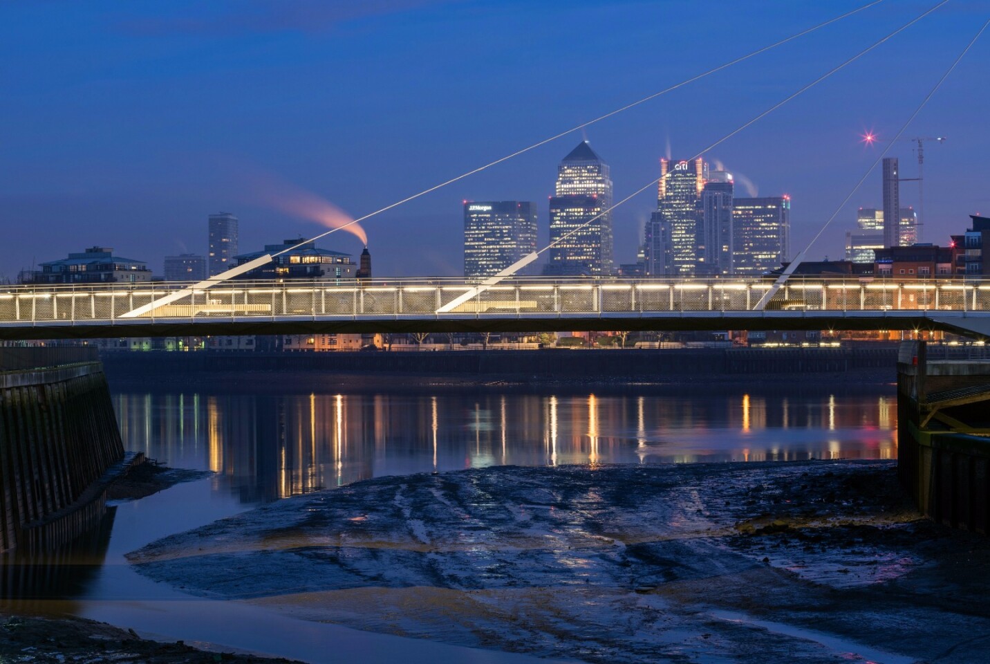 Greenwich Reach Swing Bridge, London, UK (by Flint & Neill)