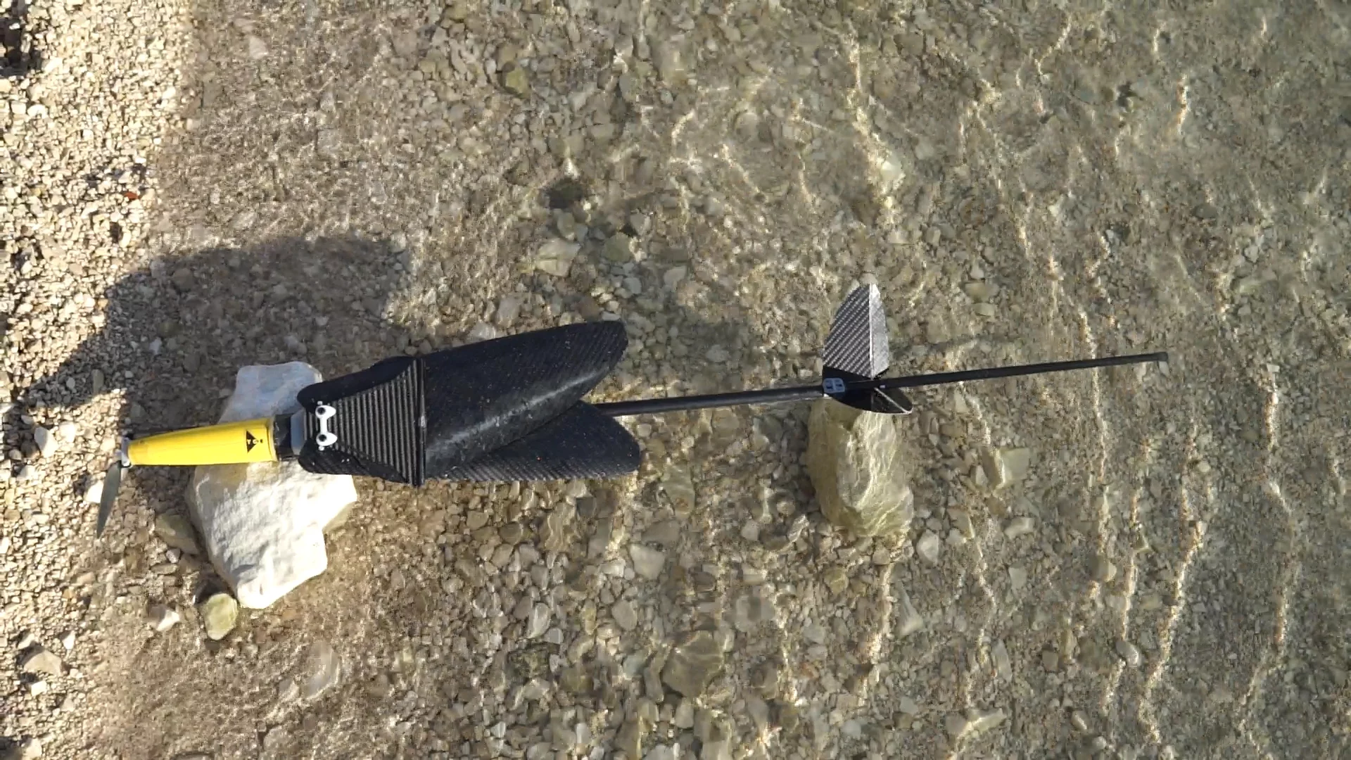 The AquaMav with its wings closed