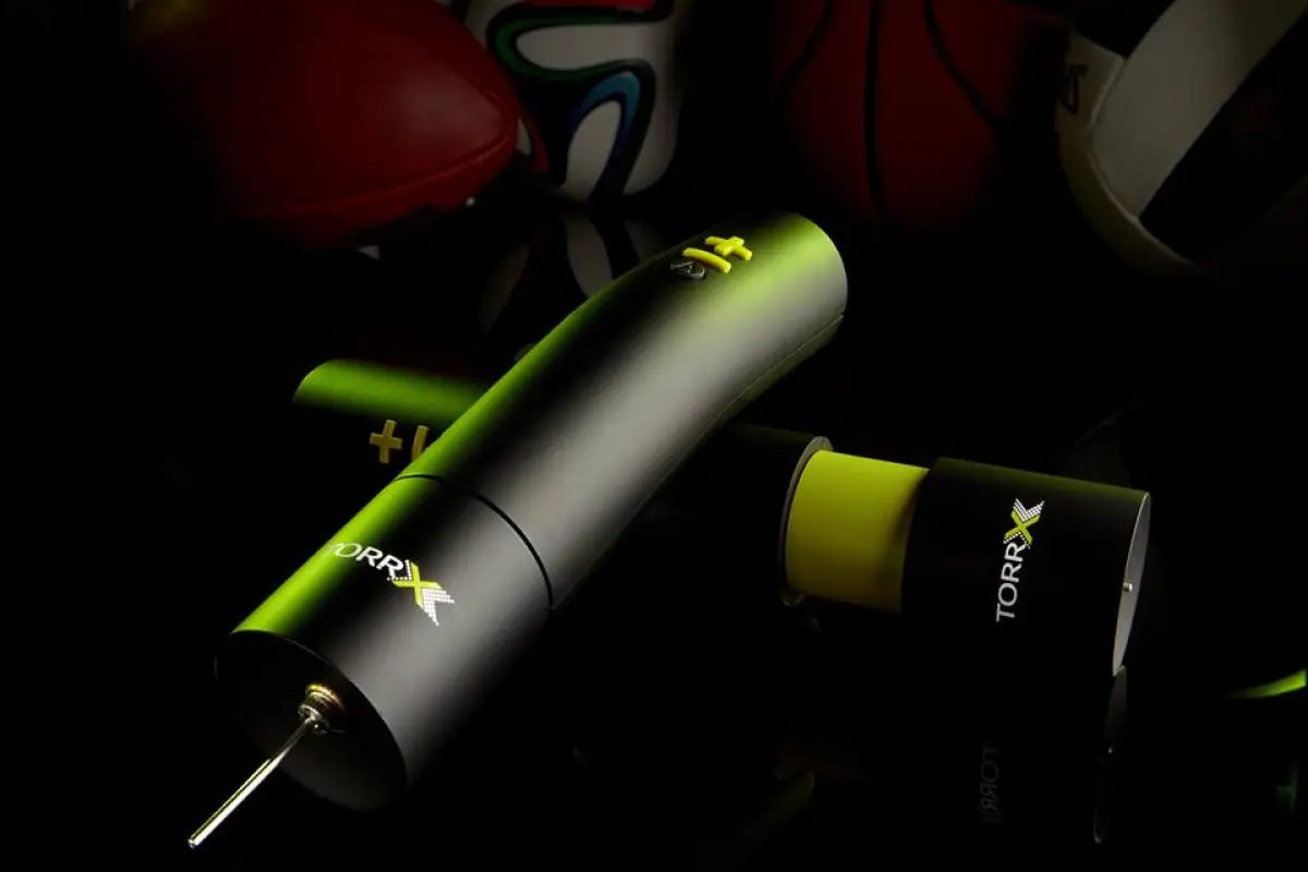 The TorrX is designed to take the guesswork out of pumping sports balls