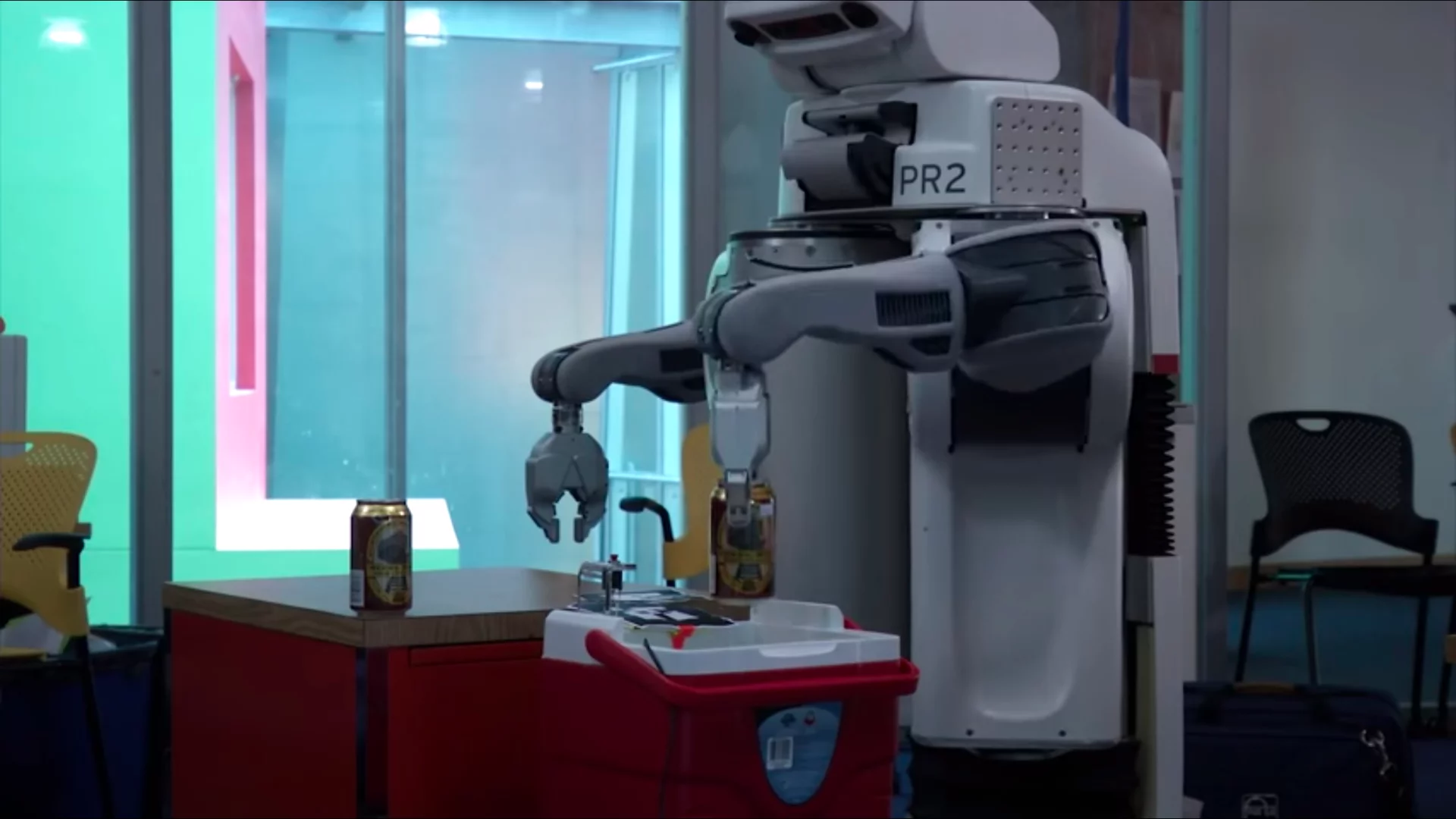 MIT's robotic bartending service in action