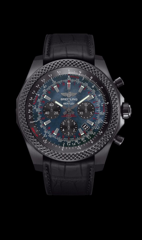 The Breitling Bentley B06 Midnight Carbon