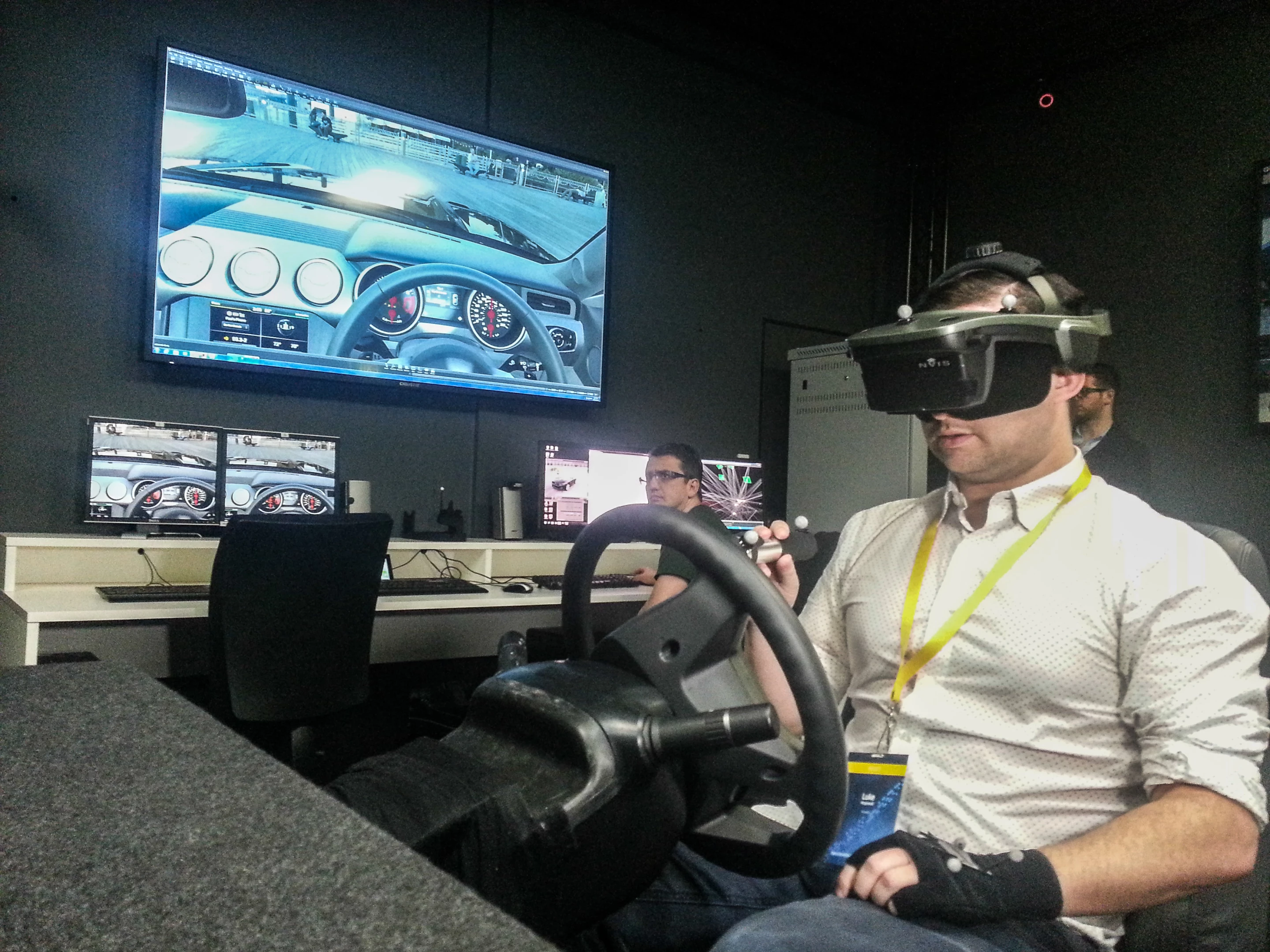 Ford Immersive Vehicle Environment: hand held torch lets users light up different areas