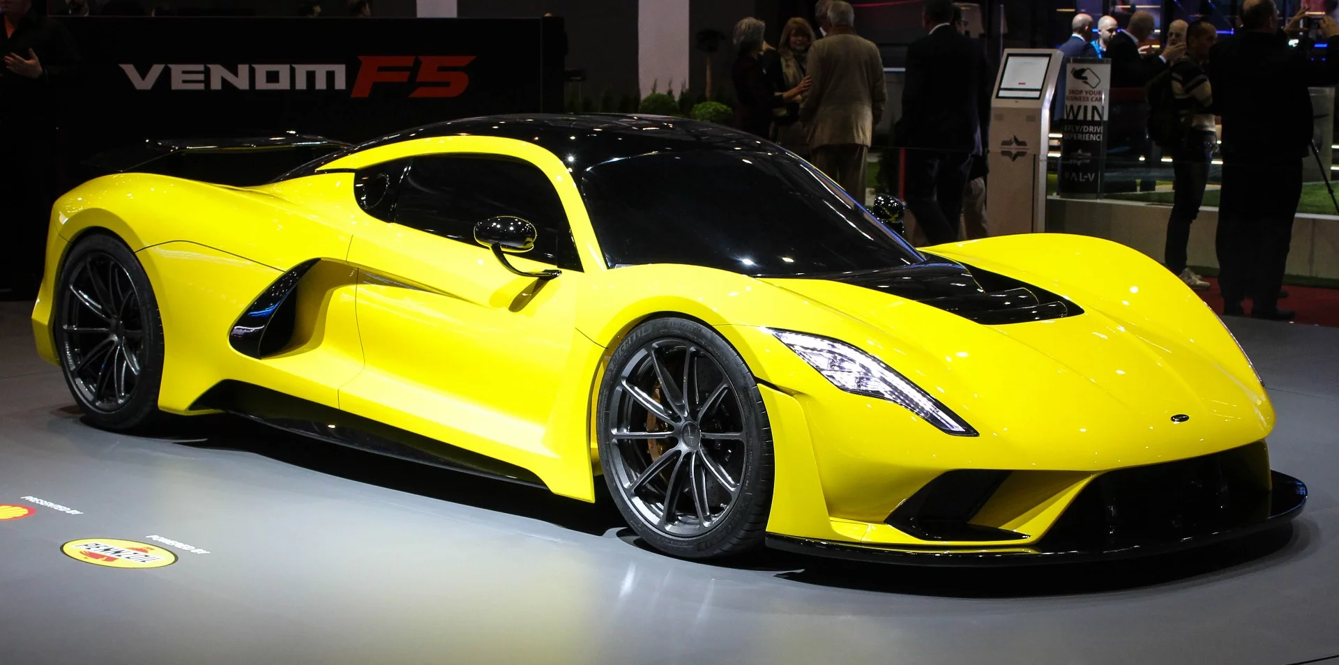 The Hennessey Venom F5 shows its face in Europe