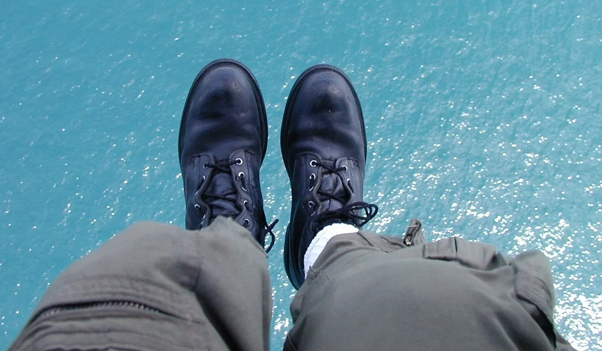 Heights can make your feet feel rather weird.