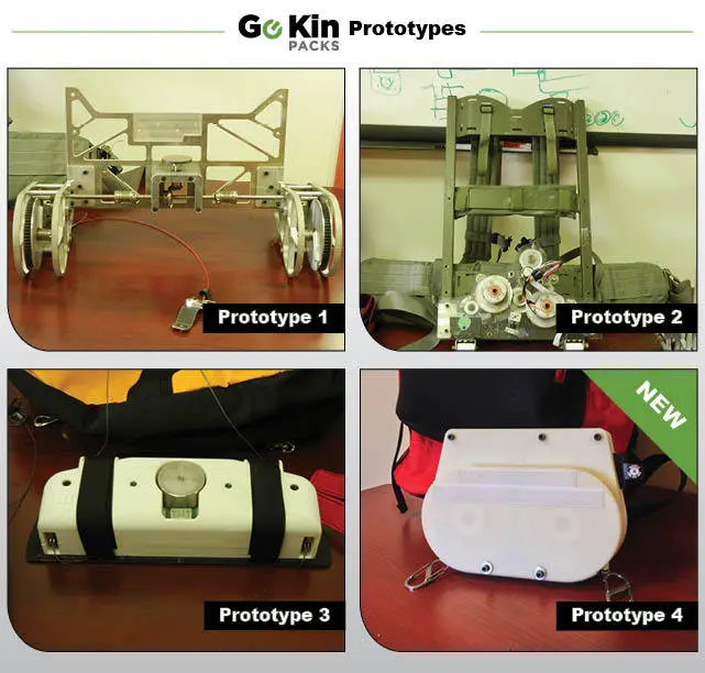 Much of Go Kin's work has been spent shrinking the technology from the original 40-lb (18-kg) version to the current form