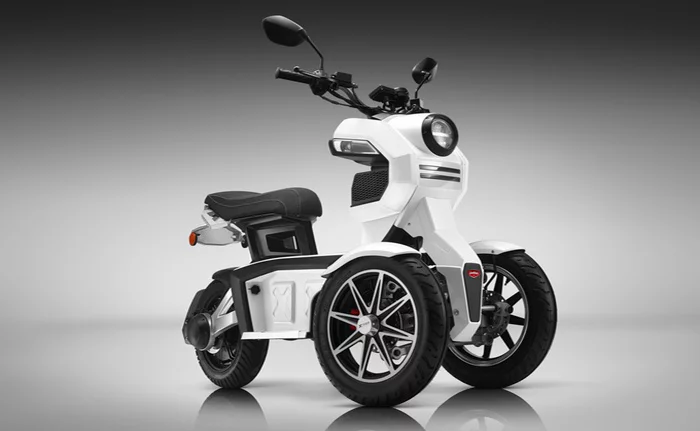 The Doohan EV3 iTank is tilting three-wheeler designed to make commuting a bit easier
