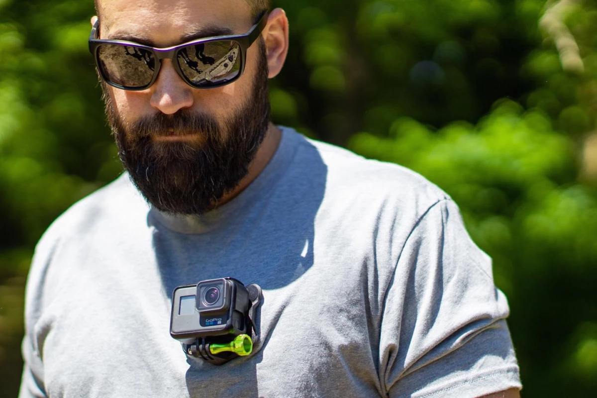 The Snap Mount allows cameras such as the GoPro Hero to be mounted on clothing