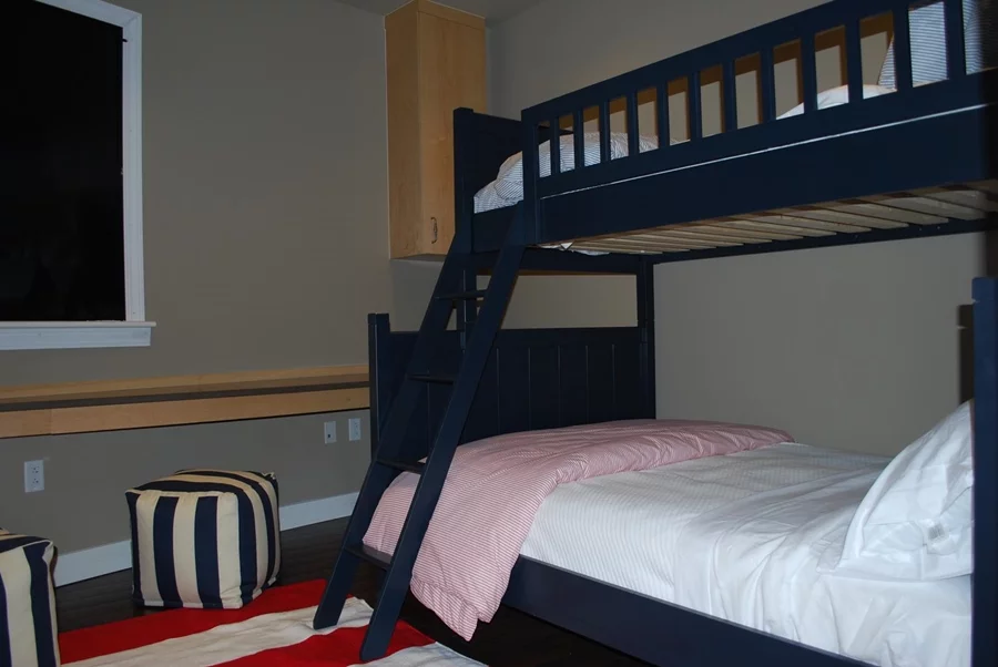 Bunk-beds in one of the shelter condos