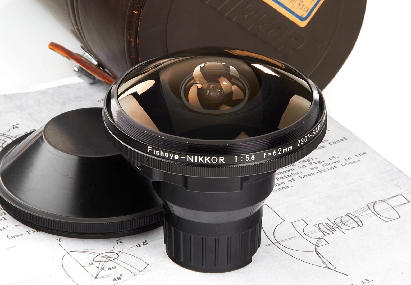 The Nikon Fisheye Nikkor F5.6 6.2-mm SAP is said to be one of the world’s rarest camera lenses