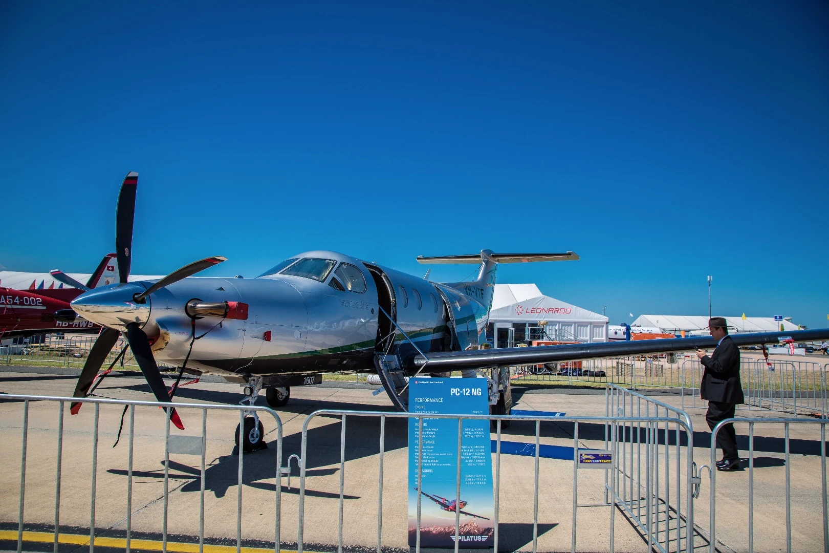 Pilatus PC-12 NG on display