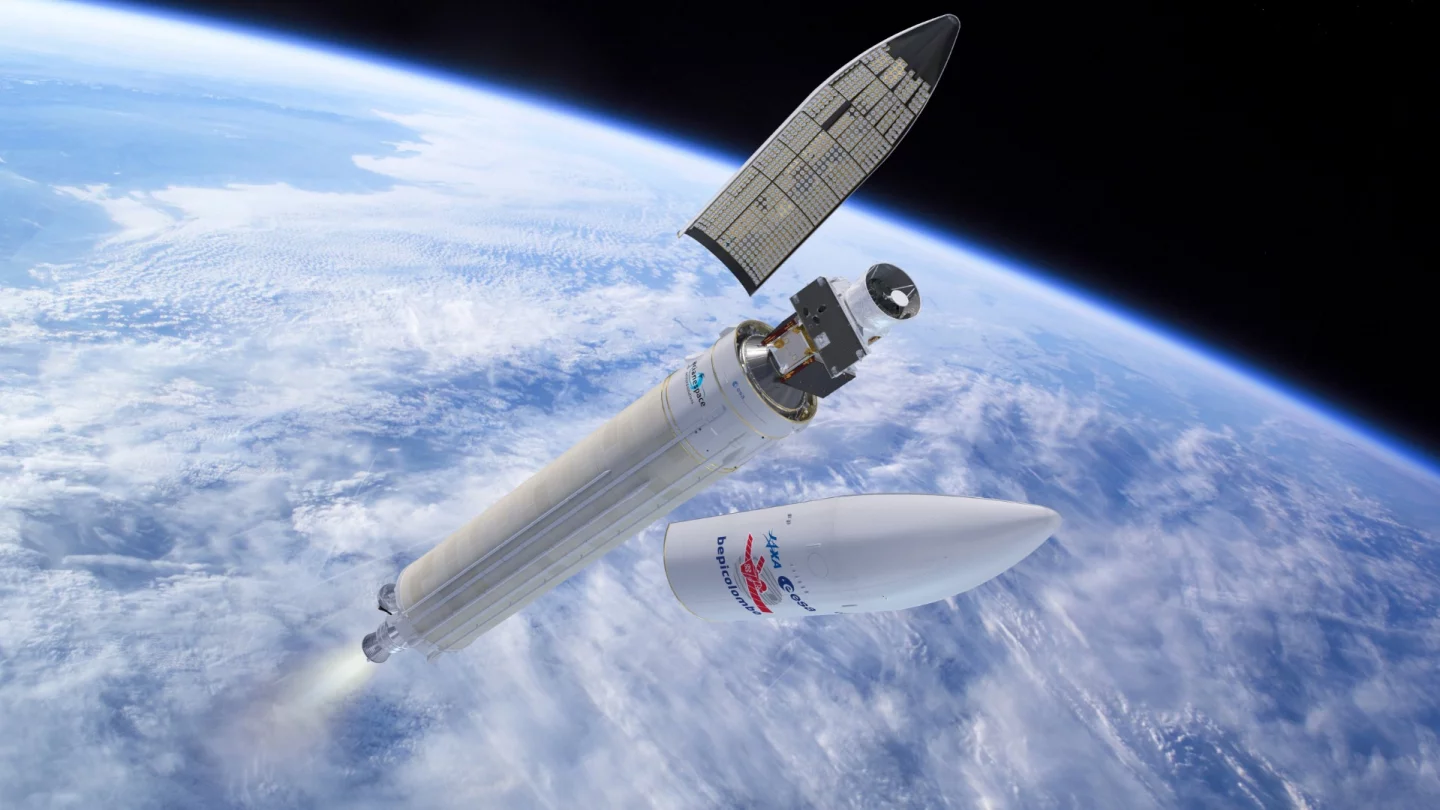 BepiColombo jettisoning fairing