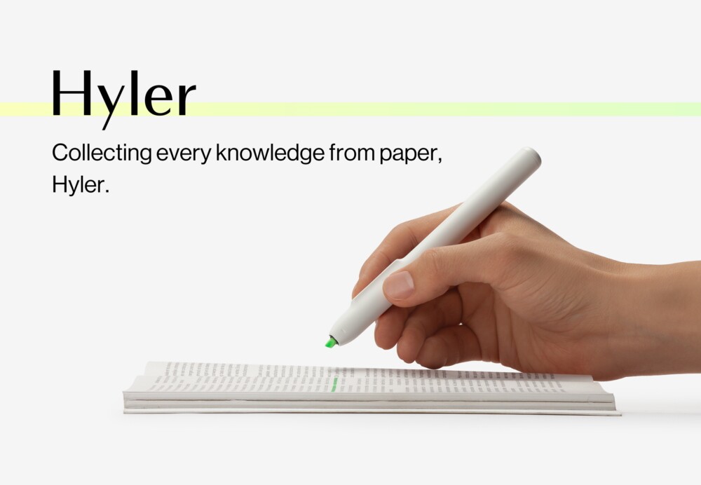 Hyler is a smart highlighter that can digitize text