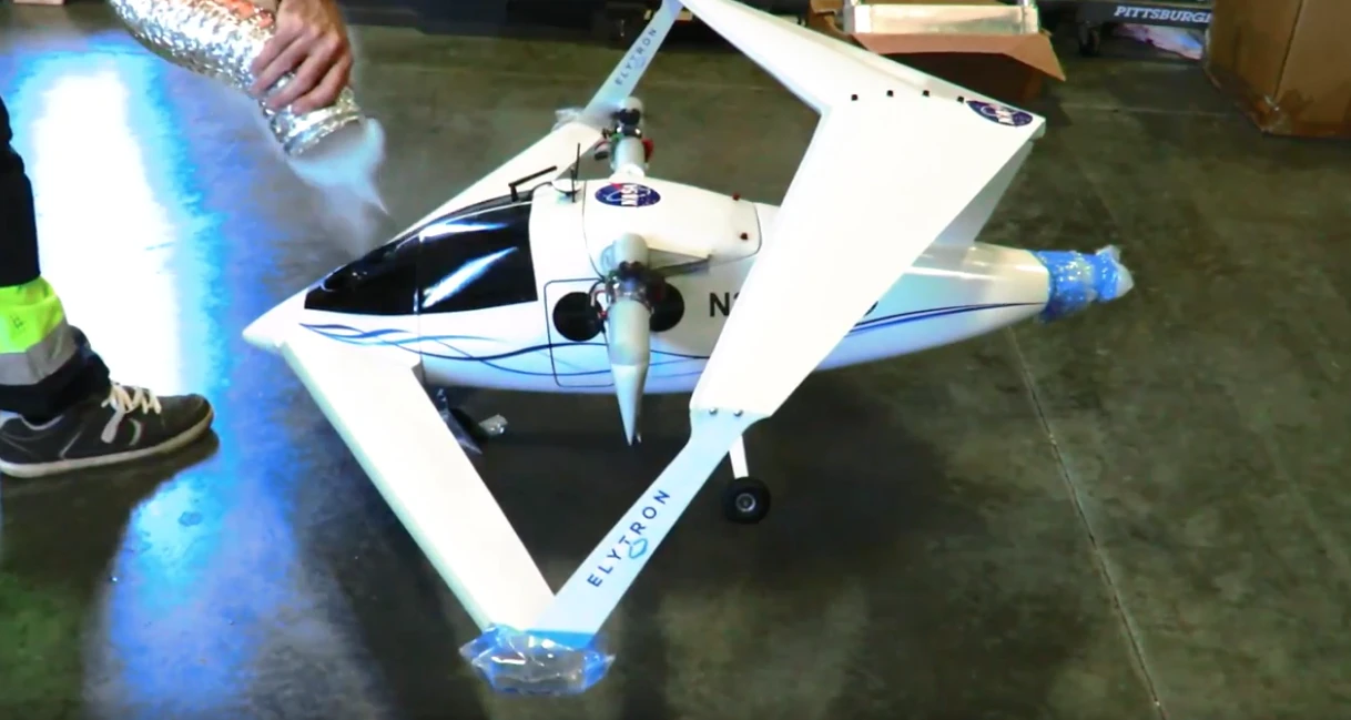 Testing on the latest Converticopter prototype