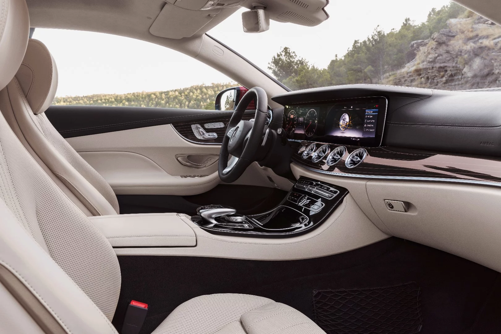 Behind the wheel of the new E-Class Coupe