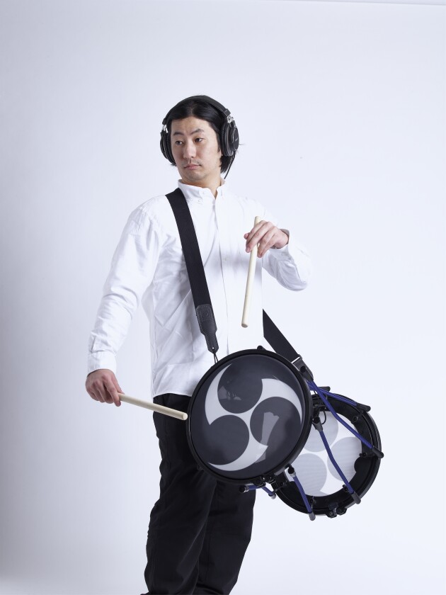 Roland says that the mesh heads on the Taiko-1 electronic drum are acoustically quiet, ideal for practice sessions without disturbing the rest of the household... too much