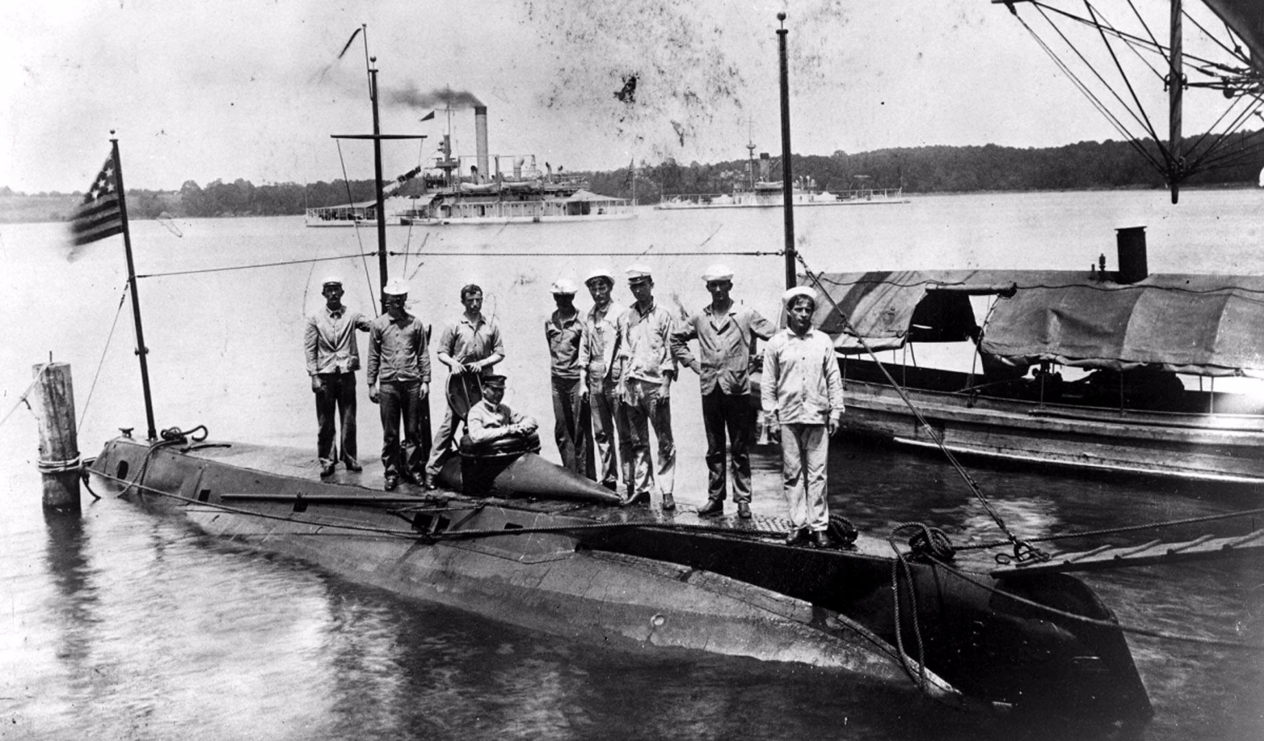 USS Holland, the first submarine in the US Navy