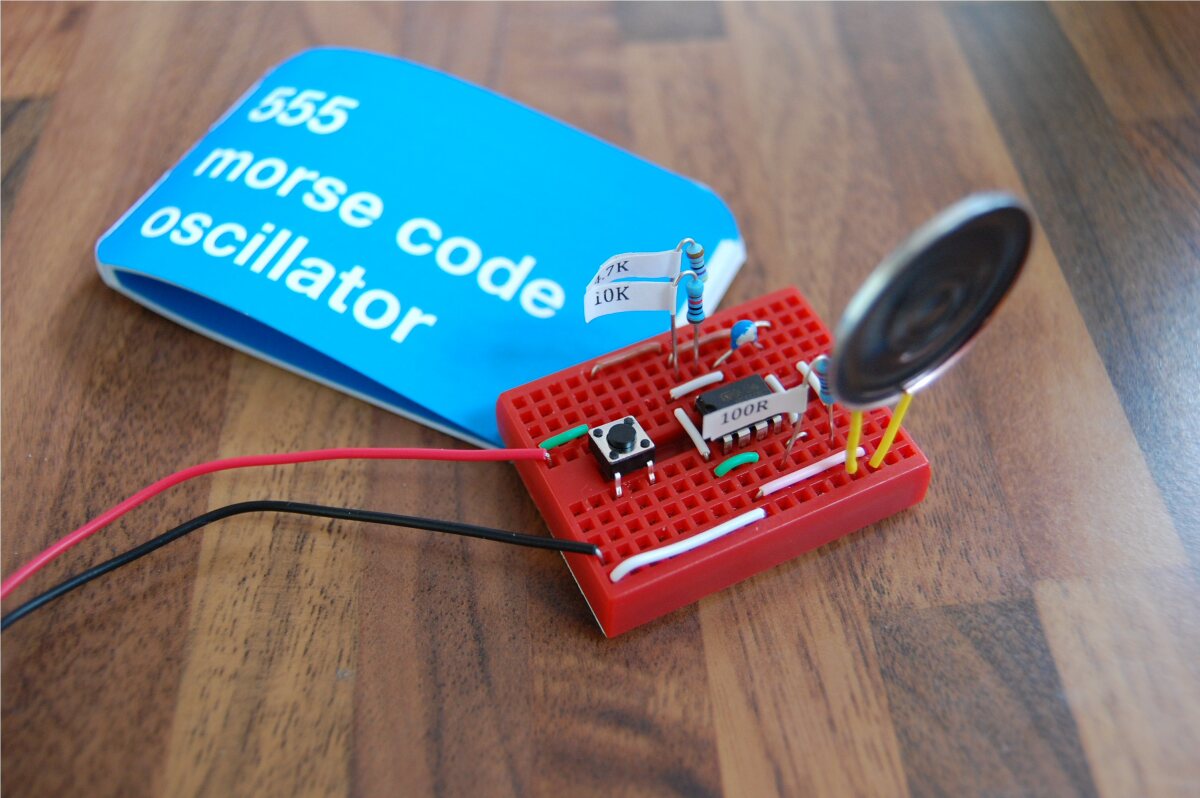 dit dit dit - dash dash dash - dit dit dit : no need for any such message when constructing this simple Morse Code Generator