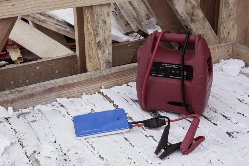 The Jumpr is significantly smaller than traditional car jump starters