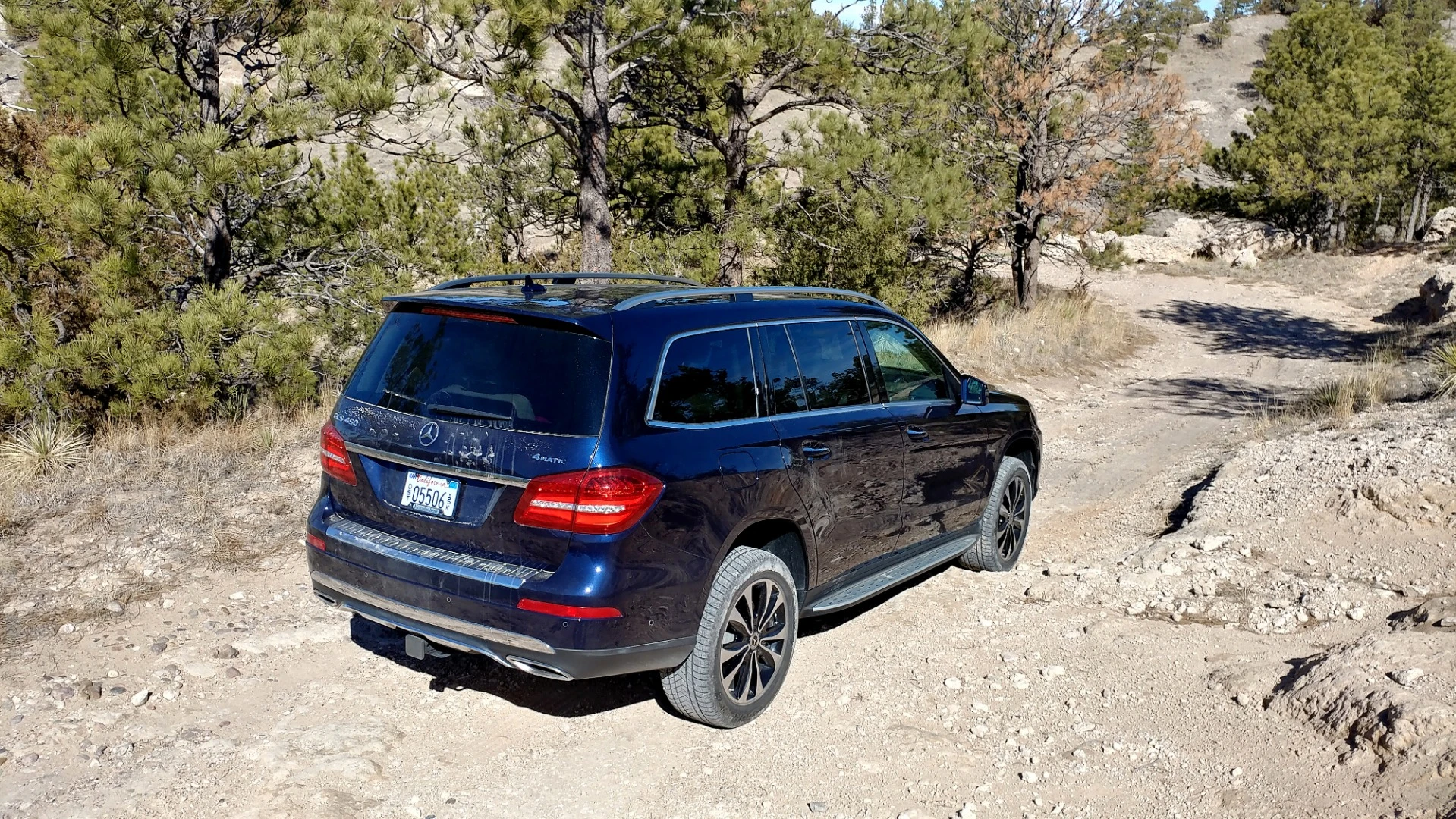 The GLS' off-pavement credibility is good, though this isn't a Moab rock crawler or mud digger