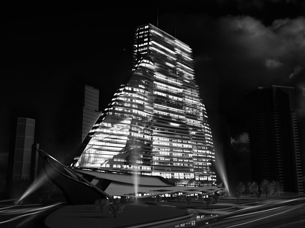 It's designed by Monaco-based Russian billionaire banker and hobbyist architect Vasily Klyukin (Image: Vasily Klyukin)