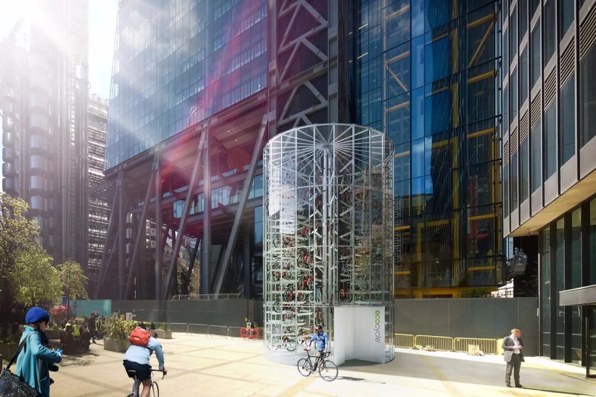 Eco Cycle towers are said to take up just six percent of the space required to accommodate the same number of bikes within 2-tier racking