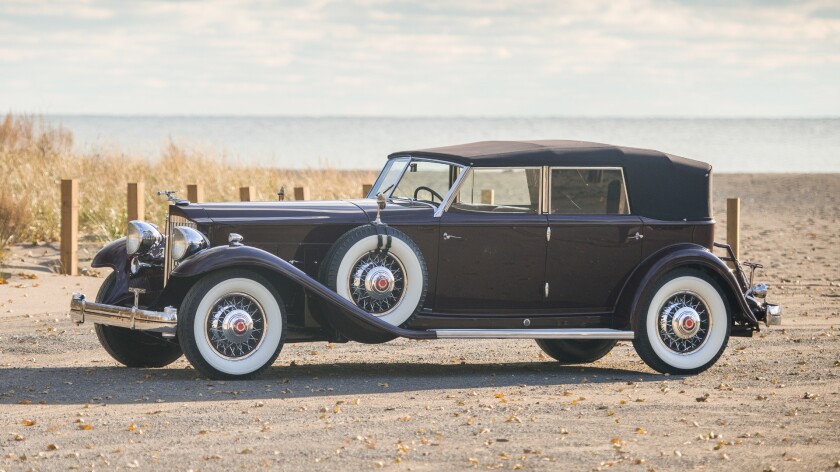 This 1932 Packard Twin Six Individual Custom Convertible Sedan by Dietrich failed to sell at RM-Sotheby's Scottsdale 2018 auction. Estimated to sell for between $700,000 and $800,000, the Twin Six attracted a high bid of $600,000 and was passed in.