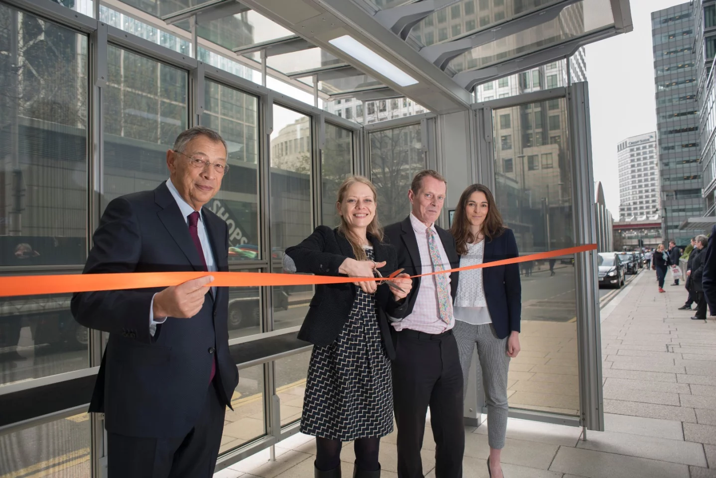 The shelter was officially opened by Green Party Mayoral candidate Sian Berry