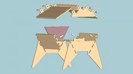 Exploded diagram of the TopBar hive available from Open Source Beehives (Image: Open Source Beehives)