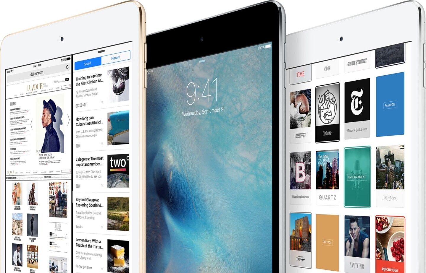 The iPad mini 4 has the same 7.9-inch Retina Display found on the last two models