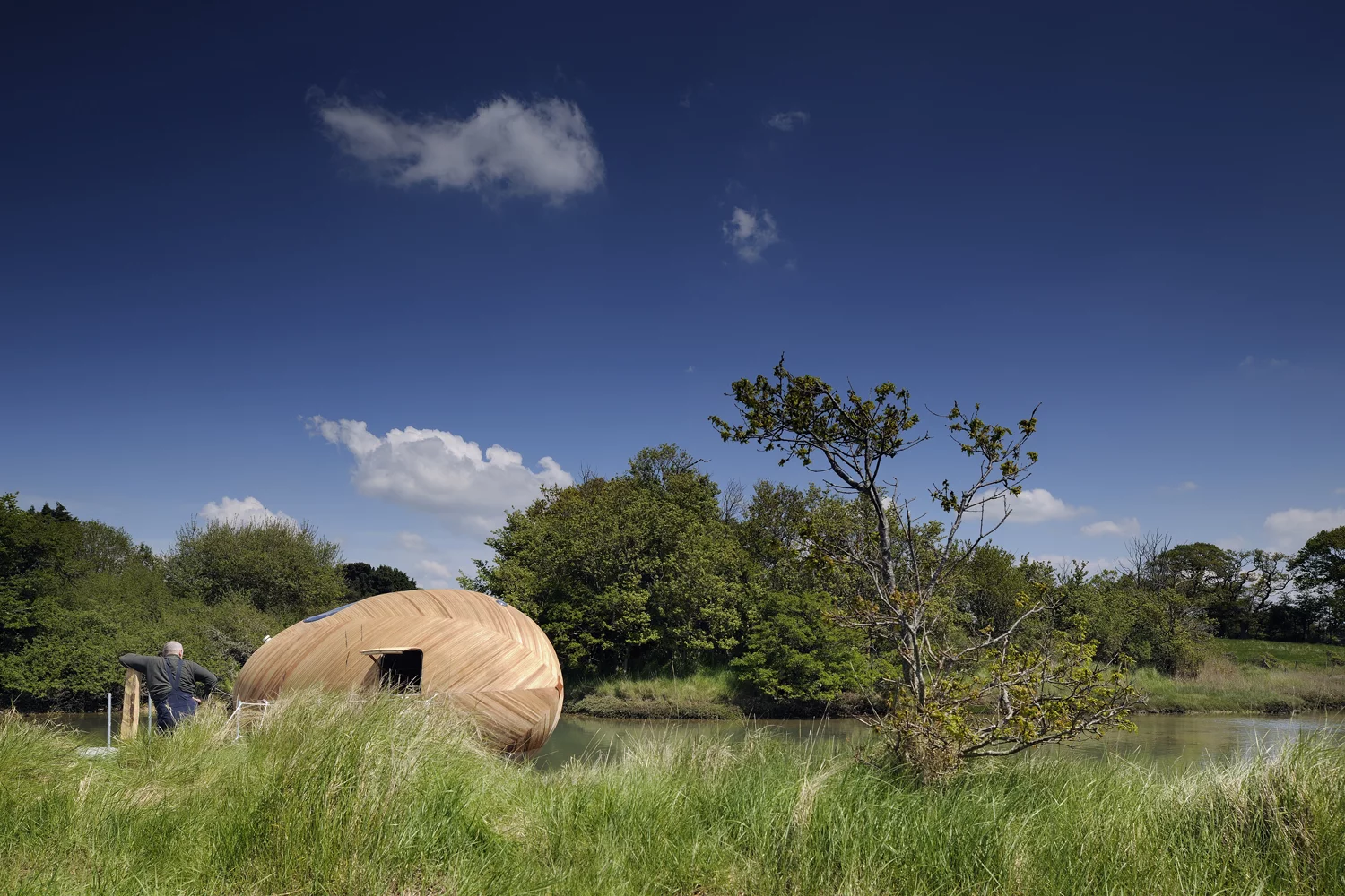 Exbury Egg is located on the shore of Beaulieu River (Photo: Nigel Rigden)