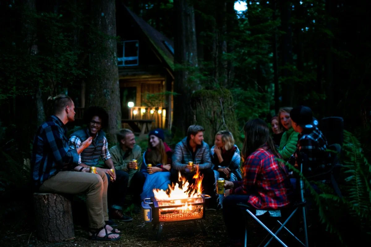 BioLite's FirePit reduces smoke so there's no bad spot around the fire