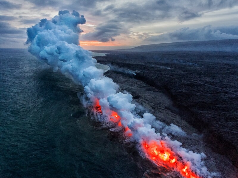 Entrance to Hell: Runner Up in the Nature category