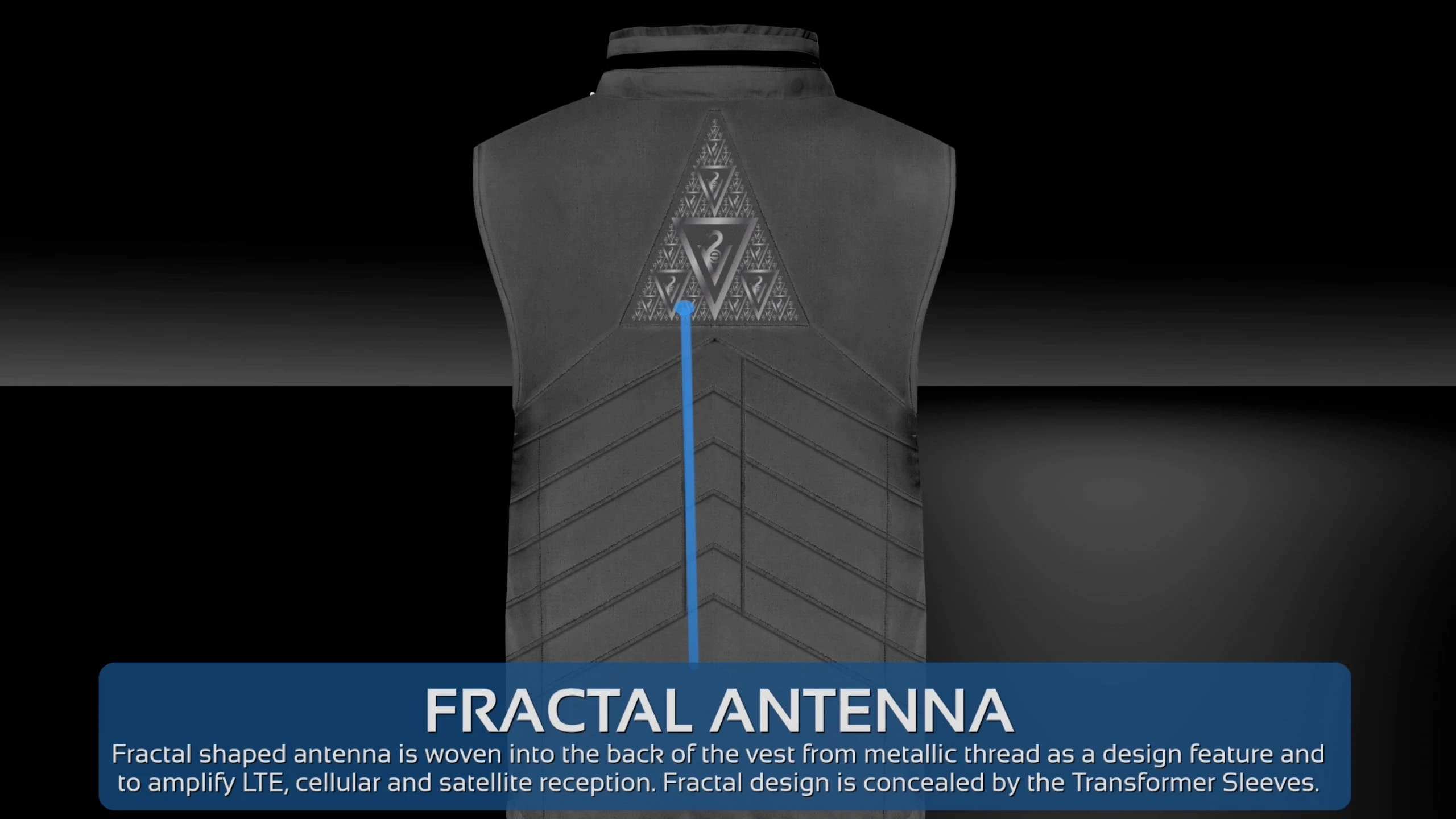 A fractal antenna amplifies LTE, cellular, and data signals