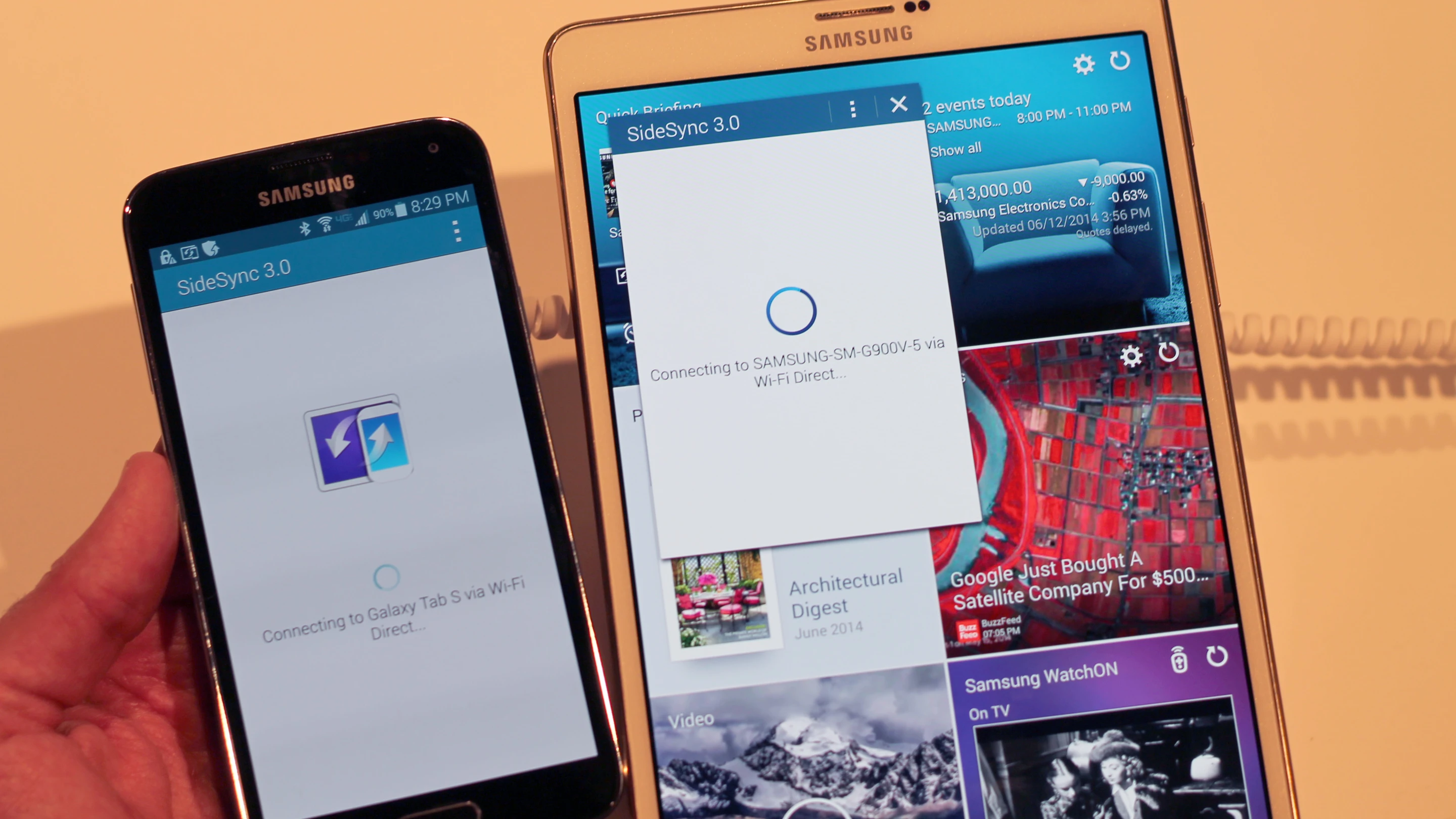 Galaxy Tab S event hands-on photos
