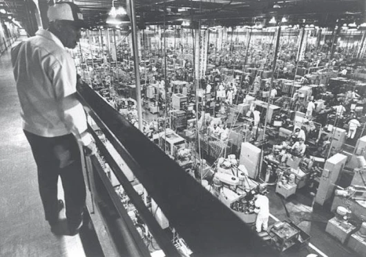 The Suzuka factory in 1971 - just 13 years after the first factory was built.